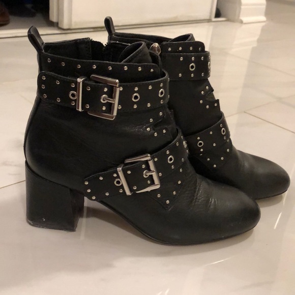 Rebecca Minkoff Shoes - Black leather booties